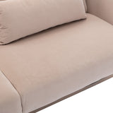 COOLMORE  Velvet  Sofa , Accent sofa .loveseat sofa with  metal  feet