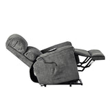 Oris Fur. Power Lift Chair with Massage and Heating Function Soft Fabric Upholstery Recliner for Living Room  (New SKU for PP192721AAE)