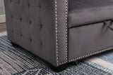 Flat sleeper Sectional Storage Pull out Sleeper Sofa Bed
