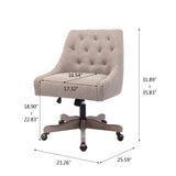 COOLMORE   Swivel Shell Chair for Living Room/ Modern Leisure office Chair
