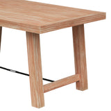 Wood Dining Table Kitchen Furniture Rectangular Table, Seats up to 6