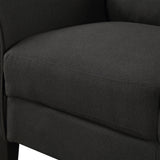 Living Room Furniture Loveseat Sofa and 3-seat  sofa (Black)