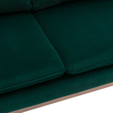 COOLMORE  Velvet  Sofa , Accent sofa .loveseat sofa with Stainless feet