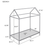 House Bed Frame Twin Size for Kids