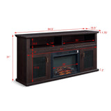 TV Stand for TVs up to 65" with Electric Fireplace