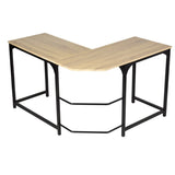 34.6" W X 42.5" D L Shaped Computer Desk PC Laptop Table Wood Workstation