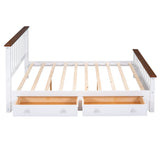 Queen 3-Piece Bedroom Set Platform Bed with Nightstand