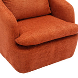 COOLMORE Swivel Barrel Chair, Comfy Round Accent Sofa Chair for Living Room, 360 Degree Swivel Barrel Club Chair, Leisure Arm Chair for Nursery, Hotel, Bedroom, Office, Lounge