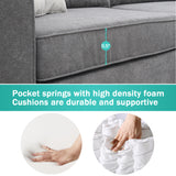 Grey Sectional Sofa, L Shape