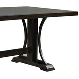 Retro Style Dining Table 78” Wood Rectangular Table, Seats up to 8
