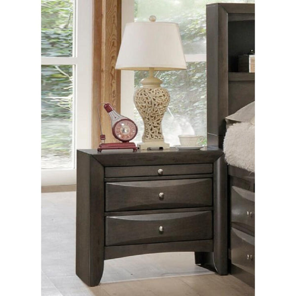 Nightstand in Gray Oak finish