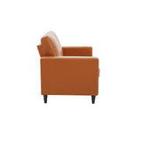 Orisfur. Modern Style Loveseat PU Leather Upholstered Couch Furniture for Home or Office (Loveseat)