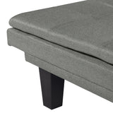 63.4” Futon Dark Grey Sofa bed