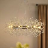 Modern American round crystal chandelier -12 bulbs