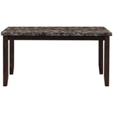 6-piece Faux Marble Dining Table Set  with one Faux Marble Dining Table