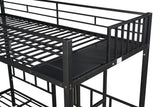 Triple twin bunk bed, can be separated into 3 twin beds