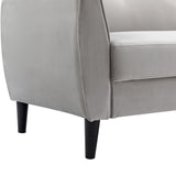 Grey Modern flat  Sofa Bed with Storage Box for Compact Living Space