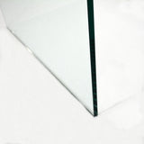 Glass Coffee Table, Tempered Clear Glass Coffee Table for Living Room