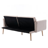 COOLMORE  Velvet  Sofa , Accent sofa .loveseat sofa with  metal  feet