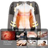 Brown Massage Chair Recliner with Zero Gravity