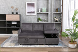 Flat sleeper Sectional Storage Pull out Sleeper Sofa Bed