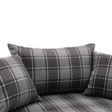 Modern  Akili swivel accent chair  barrel chair