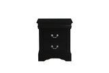 ACME Louis Philippe III Nightstand in Black