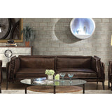 Chocolate Sofa in Top Grain Leather
