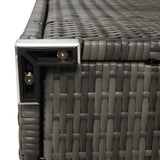 4 PCS Outdoor Cushioned PE Rattan Wicker Sectional Sofa Set Garden Patio Furniture Set Beige