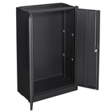 Metal Storage Cabinet with Locking Doors and Adjustable Shelf, Folding Filing Storage Cabinet , Folding Storage Locker Cabinet for Home Office, Garage