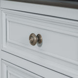 Nightstand with 3 Drawers and USB Charging Ports