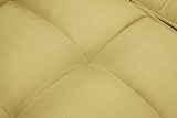 FUTON SLEEPER SOFA WITH 2 PILLOWS YELLOW FABRIC（same as W223S00033、W223S00584、W223S00993）