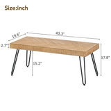 Modern Coffee Table, Easy Assembly Tea Table