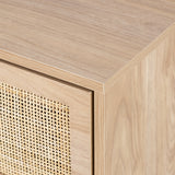 Rattan Twinset Beside Stand  Cabinet with Drawer 2pcs