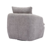 COOLMORE Swivel Barrel Chair, Comfy Round Accent Sofa Chair for Living Room, 360 Degree Swivel Barrel Club Chair, Leisure Arm Chair for Nursery, Hotel, Bedroom, Office, Lounge