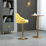 COOLMORE  Bar Stools with Back and Footrest Counter Height Dining Chairs