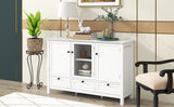 Accent Cabinet Modern Console Table Sideboard for Living Room Dining Room With 2 Doors, 3 Drawers