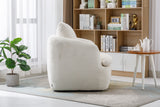 COOLMORE Swivel Barrel Chair, Comfy Round Accent Sofa Chair for Living Room, 360 Degree Swivel