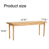 Solid wood bench, dining room dining chair, simple solid wood bedroom chair, bed end stool, living room, cane weaving shoe stool, suitable for dining room, living room, porch
