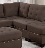 Coffee brown Sectional 8pc Set