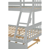 Twin Over Full Bunk Bed with Trundle
