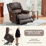 Orisfur. Power Lift Chair with Adjustable Massage Function, Recliner Chair with Heating System for Living Room