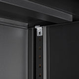Metal Storage Cabinet with Locking Doors and Adjustable Shelf, Folding Filing Storage Cabinet , Folding Storage Locker Cabinet for Home Office, Garage