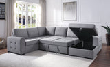 Storage Sleeper Sectional Sofa
