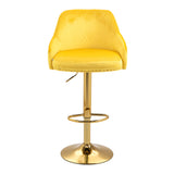 COOLMORE  Bar Stools with Back and Footrest Counter Height Dining Chairs