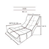 Single sofa reclining chair Japanese chair lazy sofa tatami balcony reclining chair leisure sofa adjustable chair