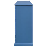 U-style Wood 35.4" Storage Cabinet with 3 Doors, 3 Drawers and Interior Shelf, Entryway Kitchen Dining Room