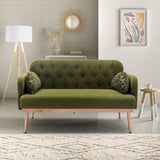 Green Velvet Sofa Loveseat