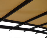Universal Canopy Cover Replacement for 12x9 Ft Curved Outdoor Pergola Structure