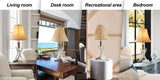 Resin Table Lamp (Set of 2)